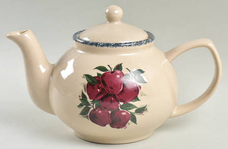 Apple Teapot & Lid