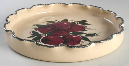 Apple Chip Bowl/Plate for Chip & Dip Set