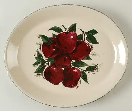 Apple 12" Oval Serving Platter