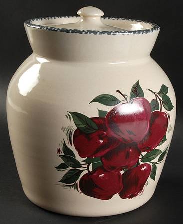 Apple Large Canister & Lid