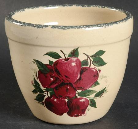 Apple 4" Flower Pot