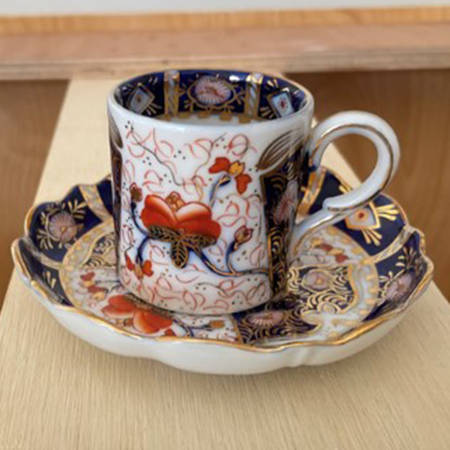 H1O1 Flat Demitasse Cup & Saucer Set