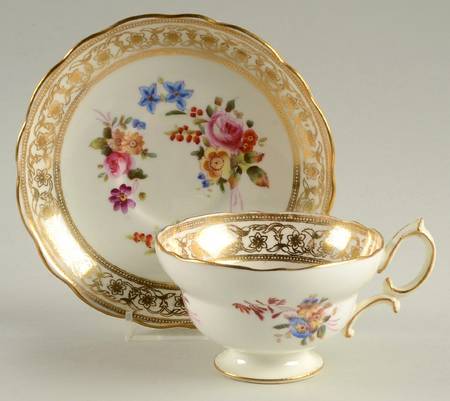 12673 Footed Cup & Saucer Set