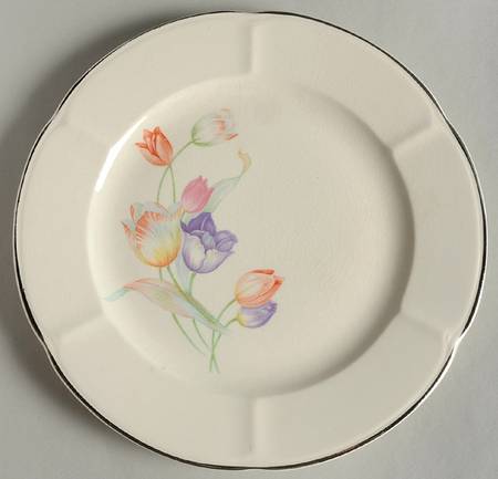 Pastel Tulip (Ribbed, Scalloped) by Harker