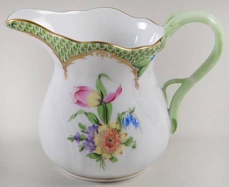 Printemps Green Border Creamer