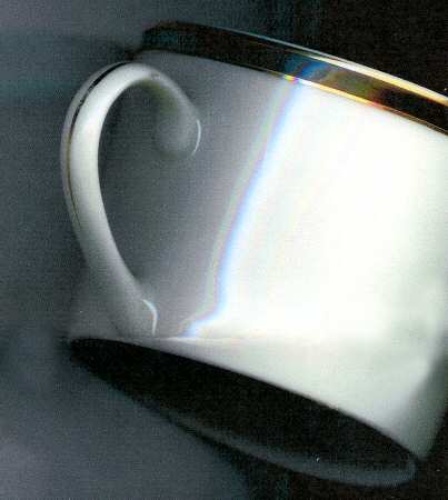 Elegance Black Flat Cup