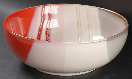 Jazz Red 9" Round Serving Bowl