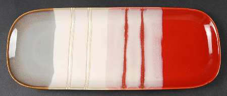 Jazz Red 12" Oval Serving Platter