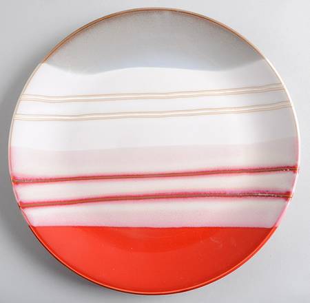Jazz Red Salad Plate