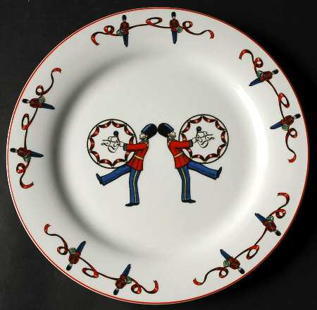 12 Days of Christmas Dinner Plate