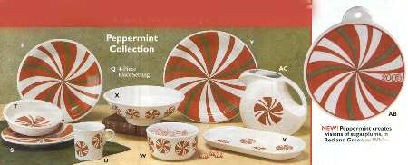 Fiesta Peppermint Red, Green and White Dinner Plate