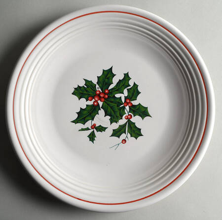 Holiday Fiesta (No Ribbon) 11" Chop Plate (Round Platter)