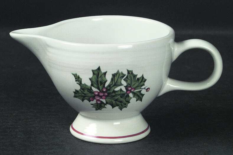 Holiday Fiesta (No Ribbon) Footed Creamer