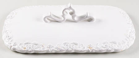 Madison Collection Antique White Lid for Rectangular Vegetable