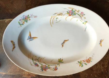 H4034 18" Oval Serving Platter