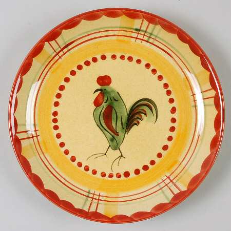 Rooster Salad Plate