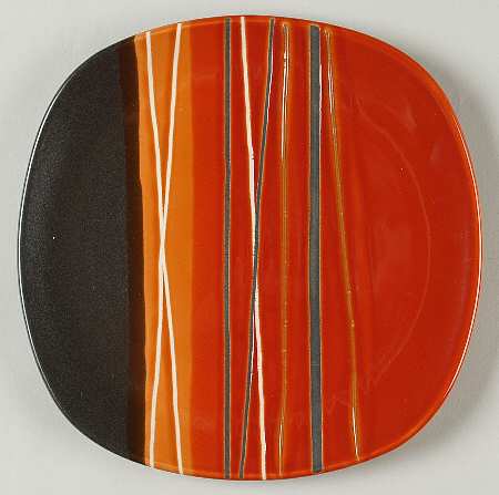 Bazaar Red Salad Plate