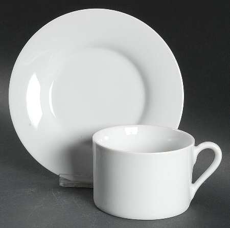 HTE8 Flat Cup & Saucer Set