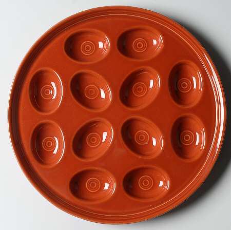 Fiesta Paprika (Intro 2010) Deviled Egg Plate