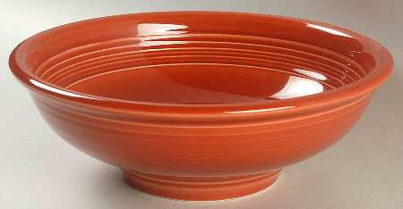 Fiesta Paprika (Intro 2010) Pedestal Bowl