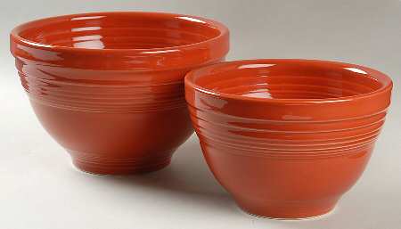 Fiesta Paprika (Intro 2010) 2 Piece Prep Bowl Set (PREB6, PREB7)