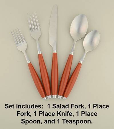 Fiesta Paprika (Intro 2010) (5 Pc) Flatware Set