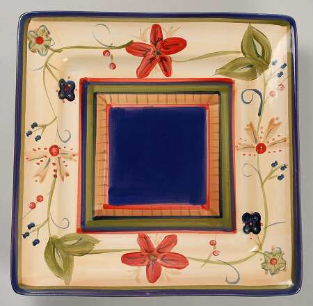 Simone Square Dinner Plate by Hd Designs