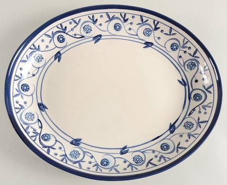 Annalise 15" Oval Serving Platter