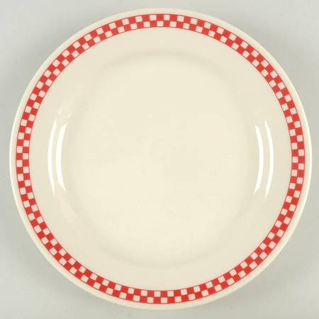 Checkers Scarlet Luncheon/Salad Plate