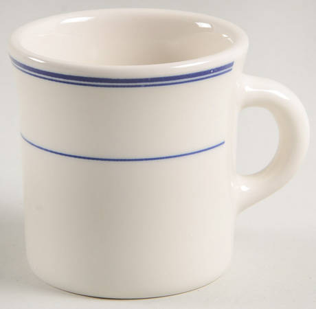 Banded Cobalt Blue Mug