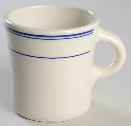 Banded Cobalt Blue Mug