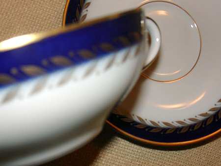 57559 Flat Cream Soup Bowl & Saucer Set