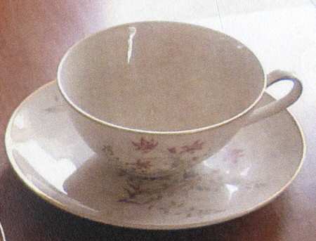 8267 Flat Demitasse Cup & Saucer Set