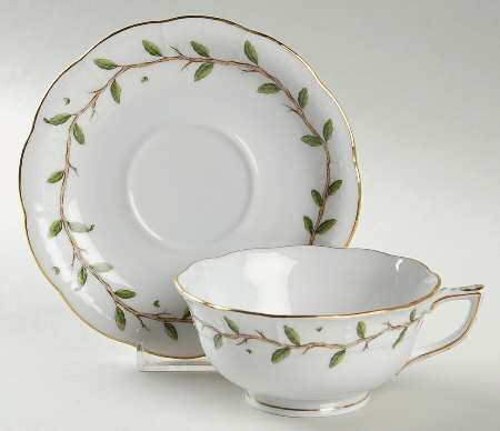 Rothschild Garden Footed Cup & Saucer Set