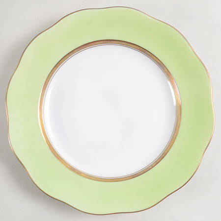 Silk Ribbon Salad/Dessert Plate