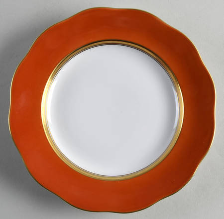 Silk Ribbon Salad/Dessert Plate