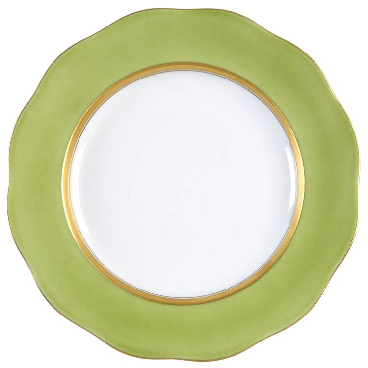 Silk Ribbon Salad/Dessert Plate