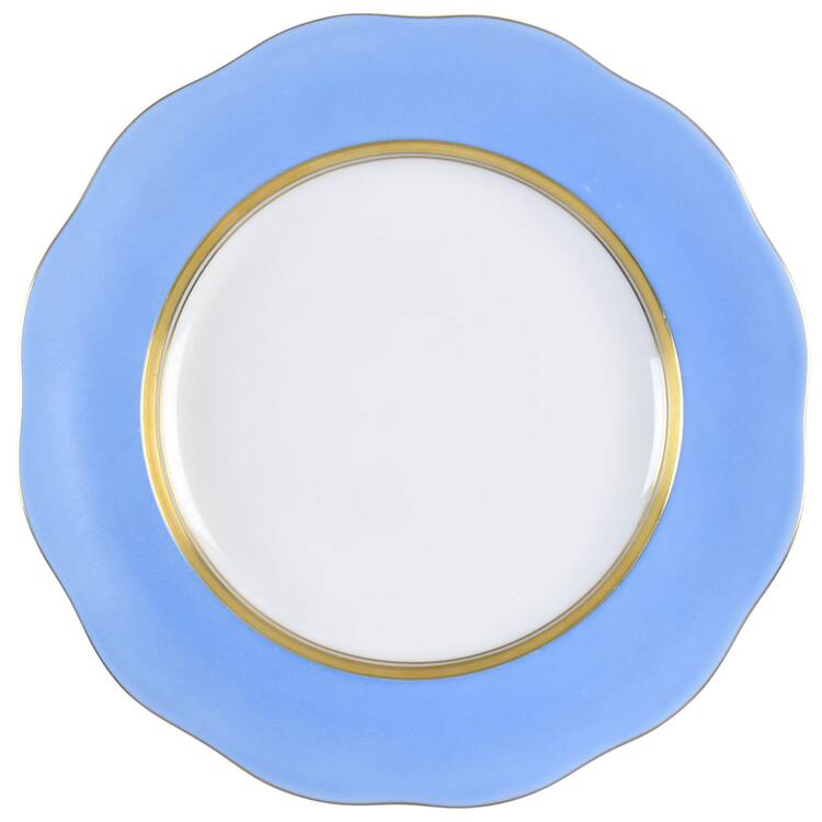Silk Ribbon Salad/Dessert Plate