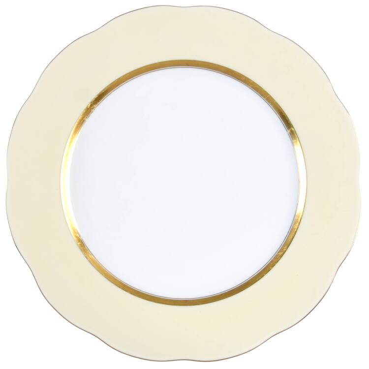 Silk Ribbon Buffet Service Plate