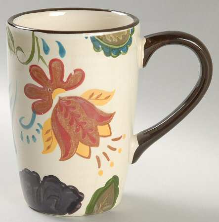 American Simplicity Vine Floral Mug