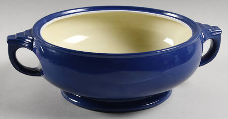 Cobalt Blue 1.25 Qt Round Sundial Casserole No Lid