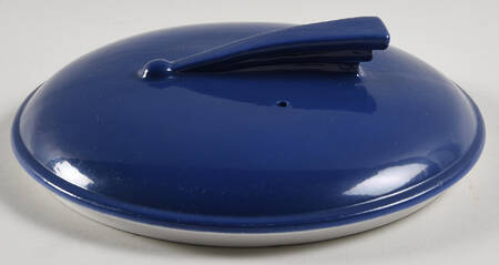 Cobalt Blue Lid for 1.25 Qt Round Sundial Casserole