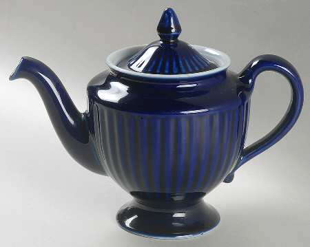 Cobalt Blue Los Angeles Teapot & Lid
