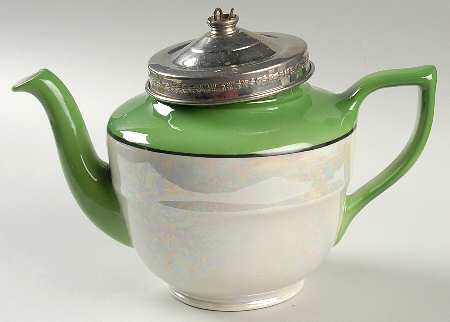 Teapots By Hall (Non-Pattern) Edwards Teapot with Metal Lid(Tea Bobber)
