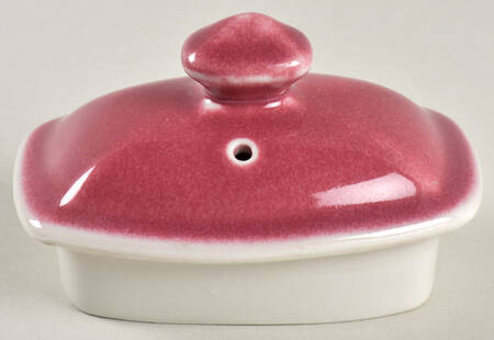 Maroon Lid for Hollywood Teapot