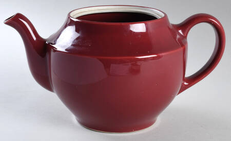 Maroon Boston Coffee Pot No Lid