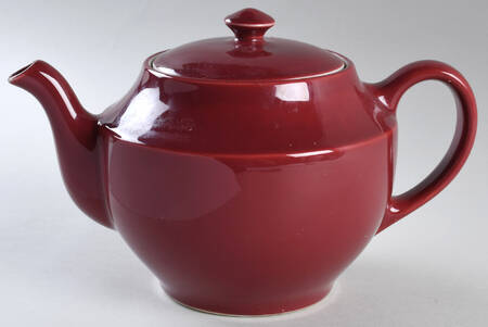 Maroon Boston Coffee Pot & Lid