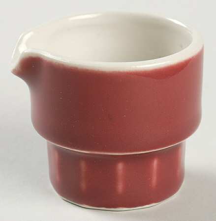 Maroon Individual Creamer