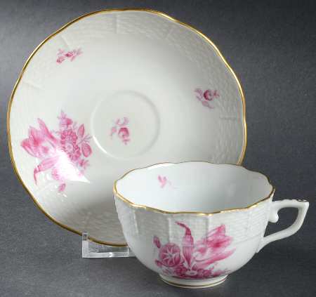 HER75 Flat Demitasse Cup & Saucer Set