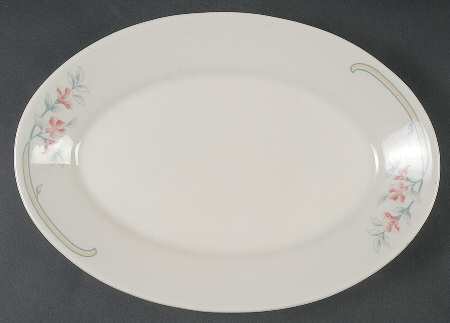 Pink Sage (Restaurant) 11" Oval Serving Platter
